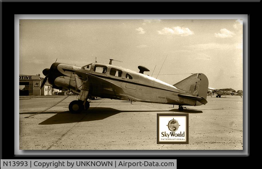 N13993, 1937 Spartan 7W Executive C/N 2, LOVE FIELD BEFORE 1955
