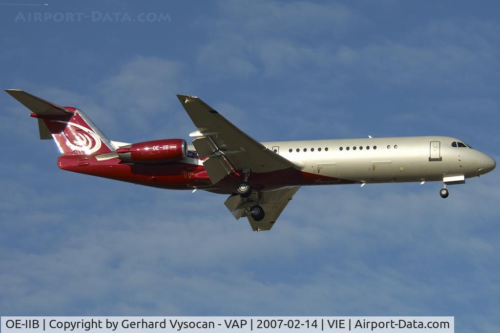 OE-IIB, 1992 Fokker 100 (F-28-0100) C/N 11403, Private Fokker