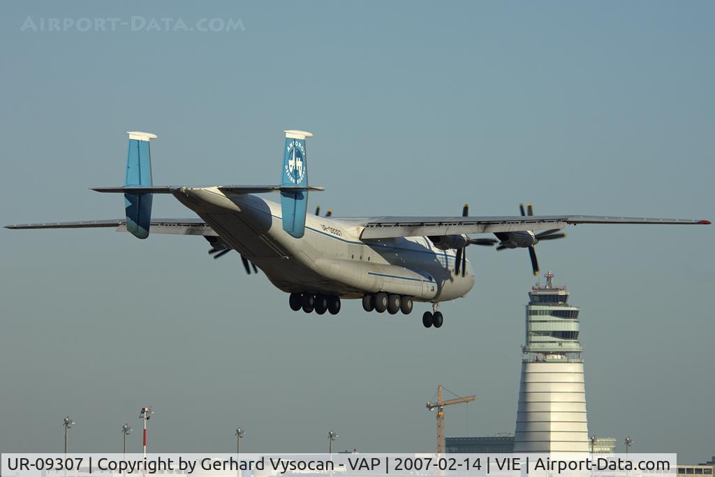 UR-09307, 1974 Antonov An-22A C/N 043481244, really big bird @ Vienna