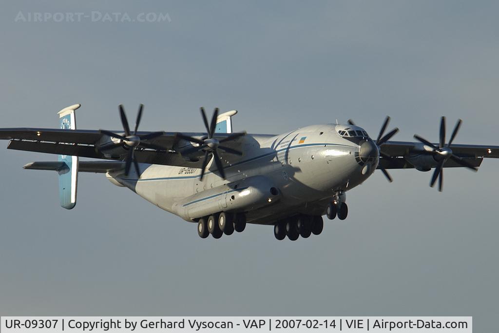 UR-09307, 1974 Antonov An-22A C/N 043481244, really big bird @ Vienna