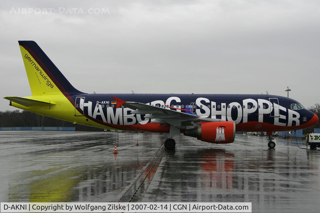 D-AKNI, 1999 Airbus A319-112 C/N 1016, special c/s