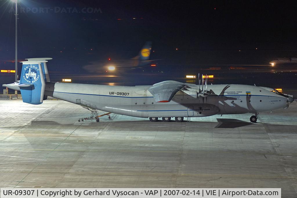 UR-09307, 1974 Antonov An-22A C/N 043481244, really big bird @ Vienna
