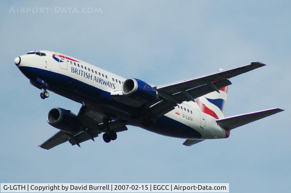 G-LGTH, 1988 Boeing 737-3Y0 C/N 23924, British Airways - Landing