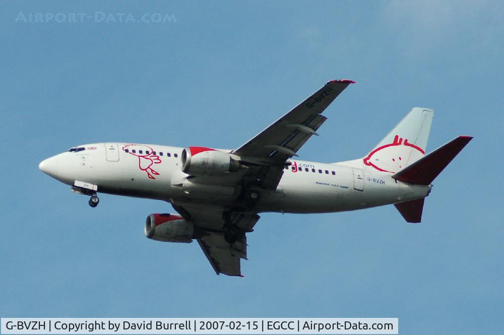 G-BVZH, 1991 Boeing 737-5Q8 C/N 25166, BMI Baby - Landing