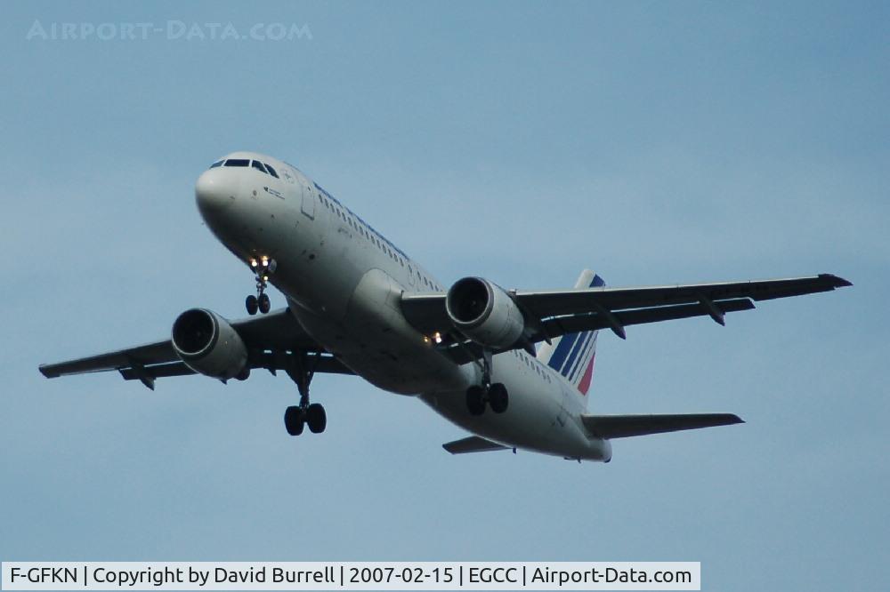 F-GFKN, 1990 Airbus A320-211 C/N 0128, Air France - Landing