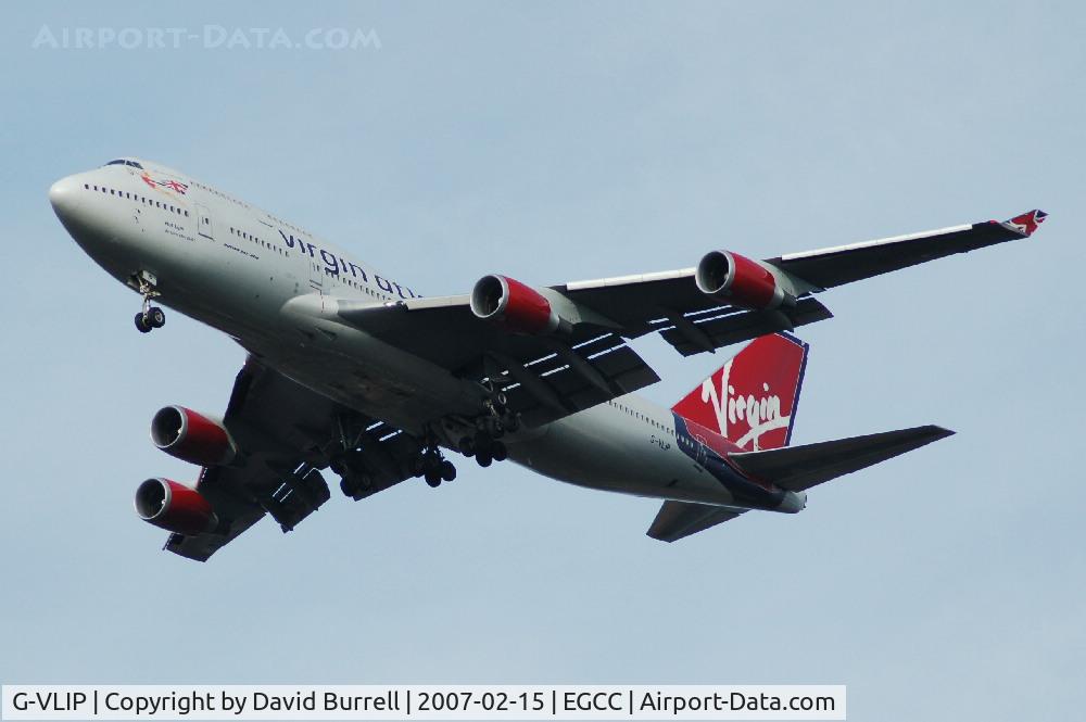 G-VLIP, 2001 Boeing 747-443 C/N 32338, Virgin Atlantic - Landing