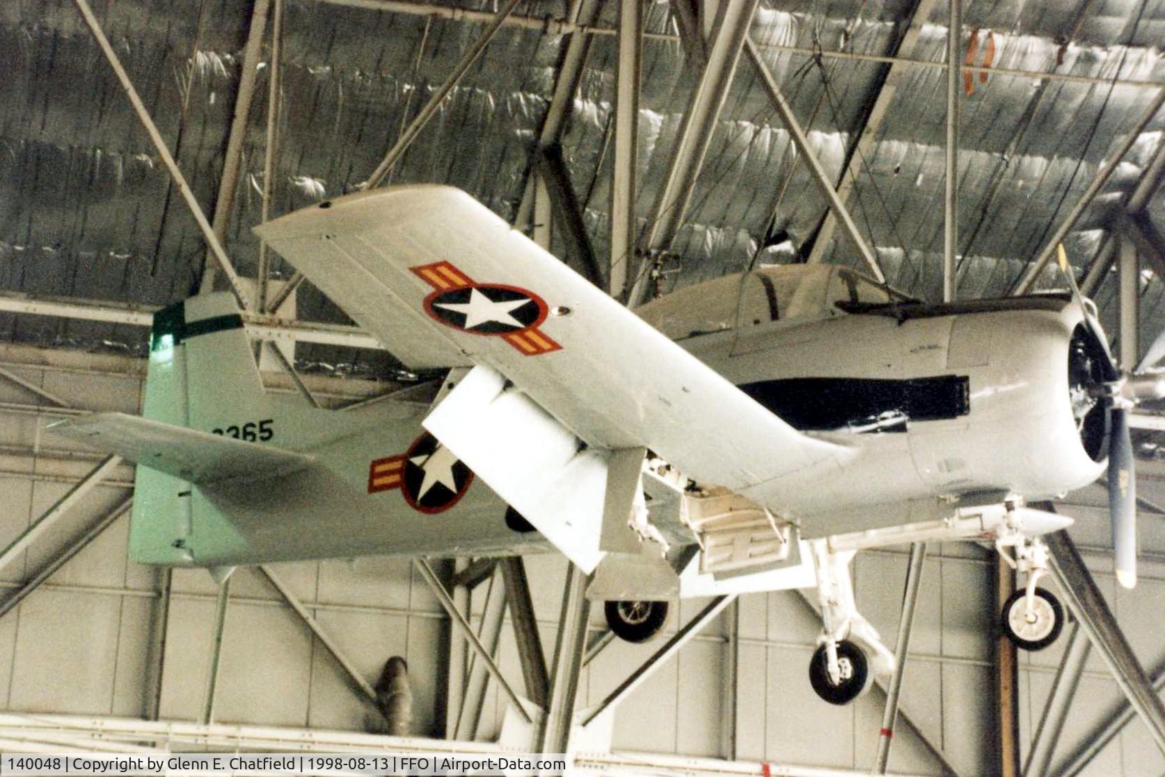 140048, North American T-28B Trojan C/N 219-47, T-28B marked as 138365 At the National Museum of the United States Air Force