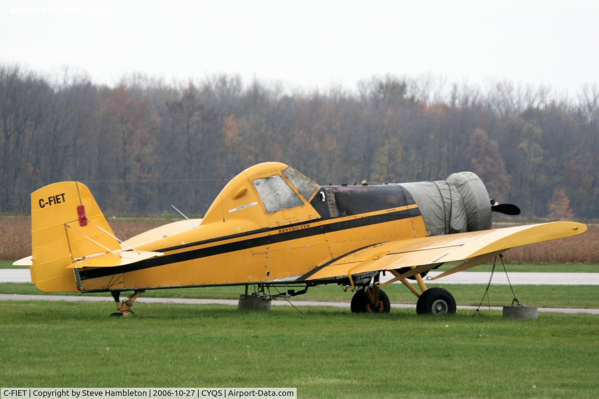 C-FIET, 1970 Ayres S-2R C/N 1523R, Ayres S-2R at St Thomas, ON