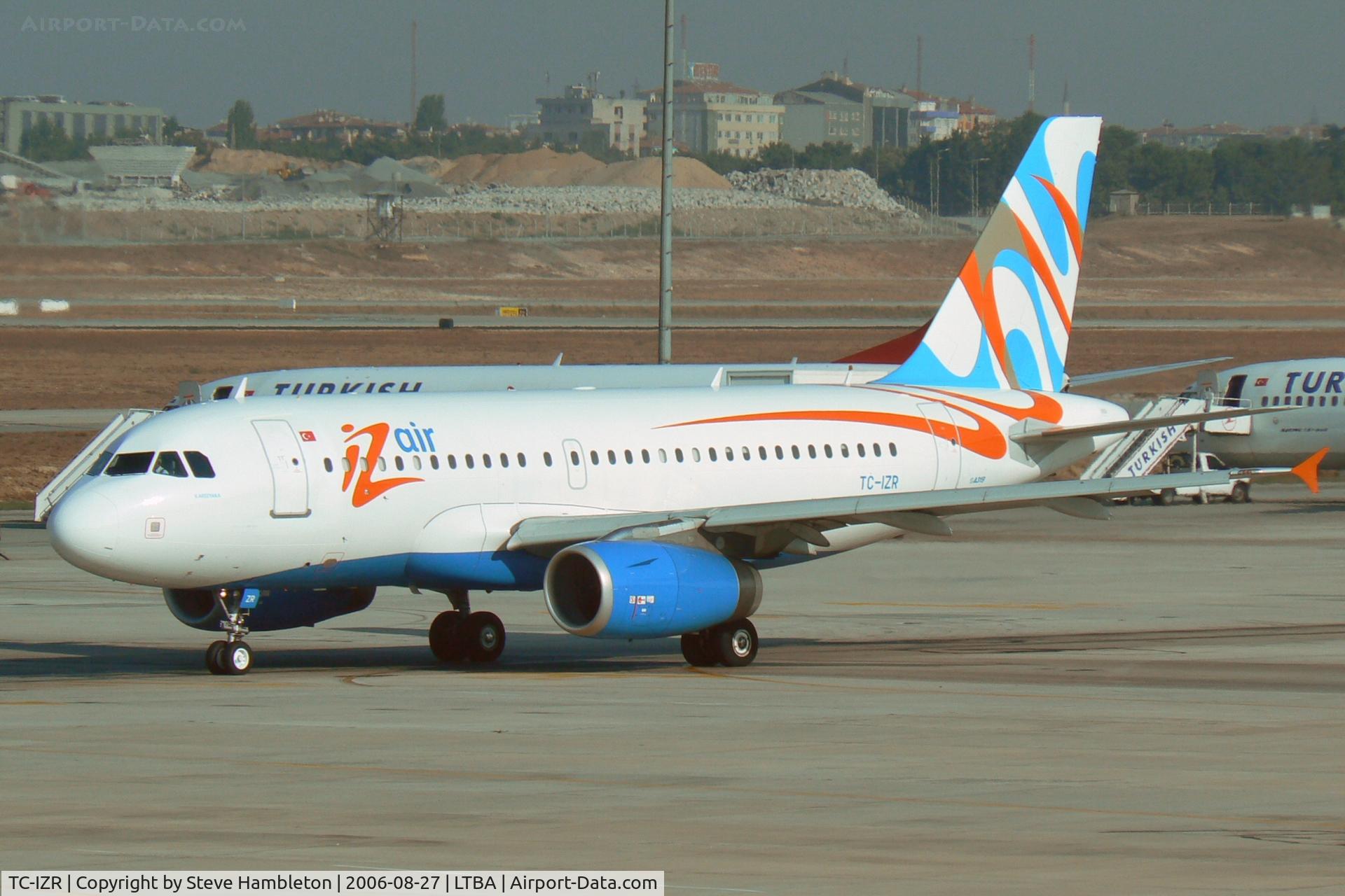 TC-IZR, 2005 Airbus A319-132 CJ C/N 2414, Izmir Airlines A319 at Istanbul