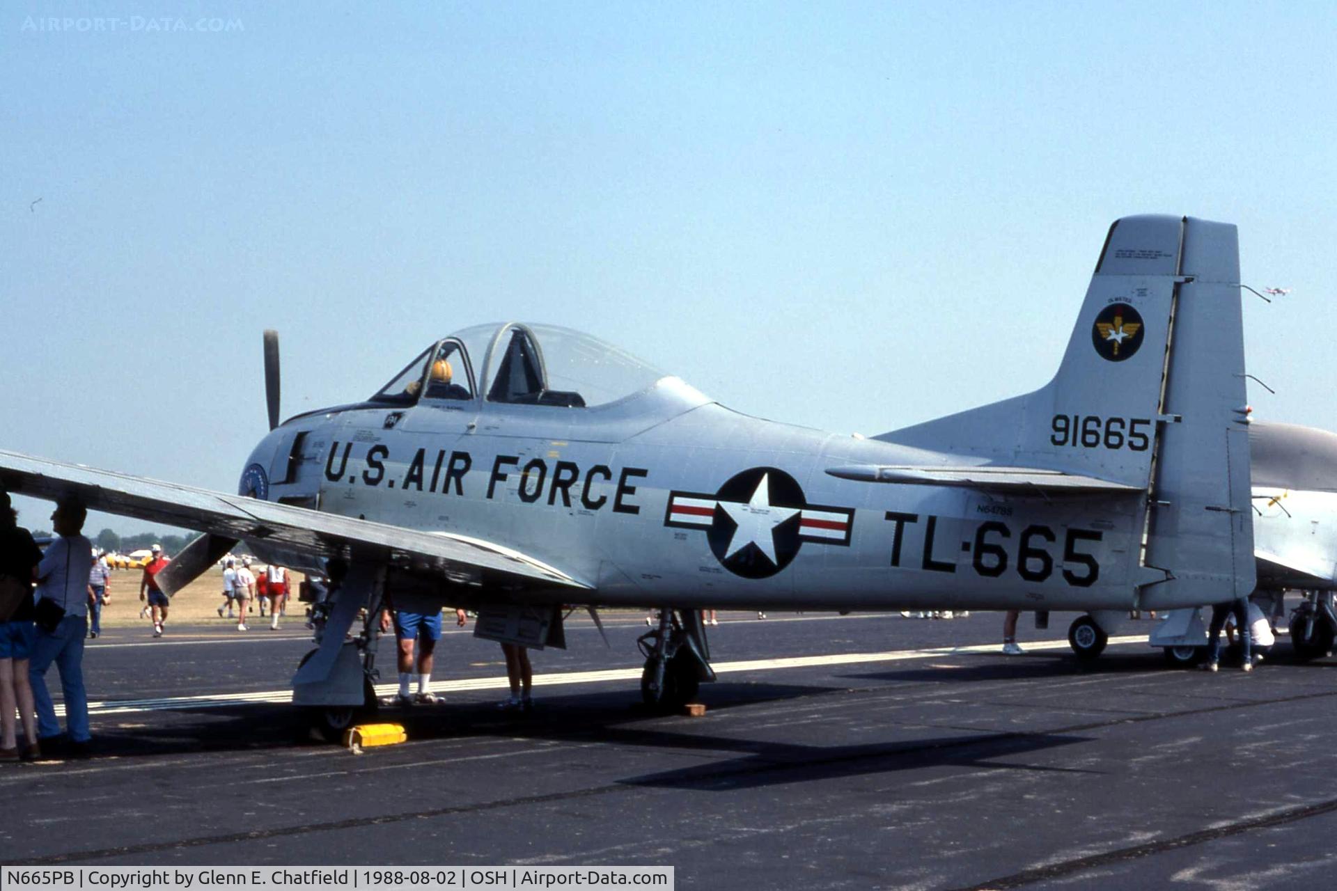 N665PB, 1949 North American T-28A Trojan C/N 159-177, was N64785 in this shot