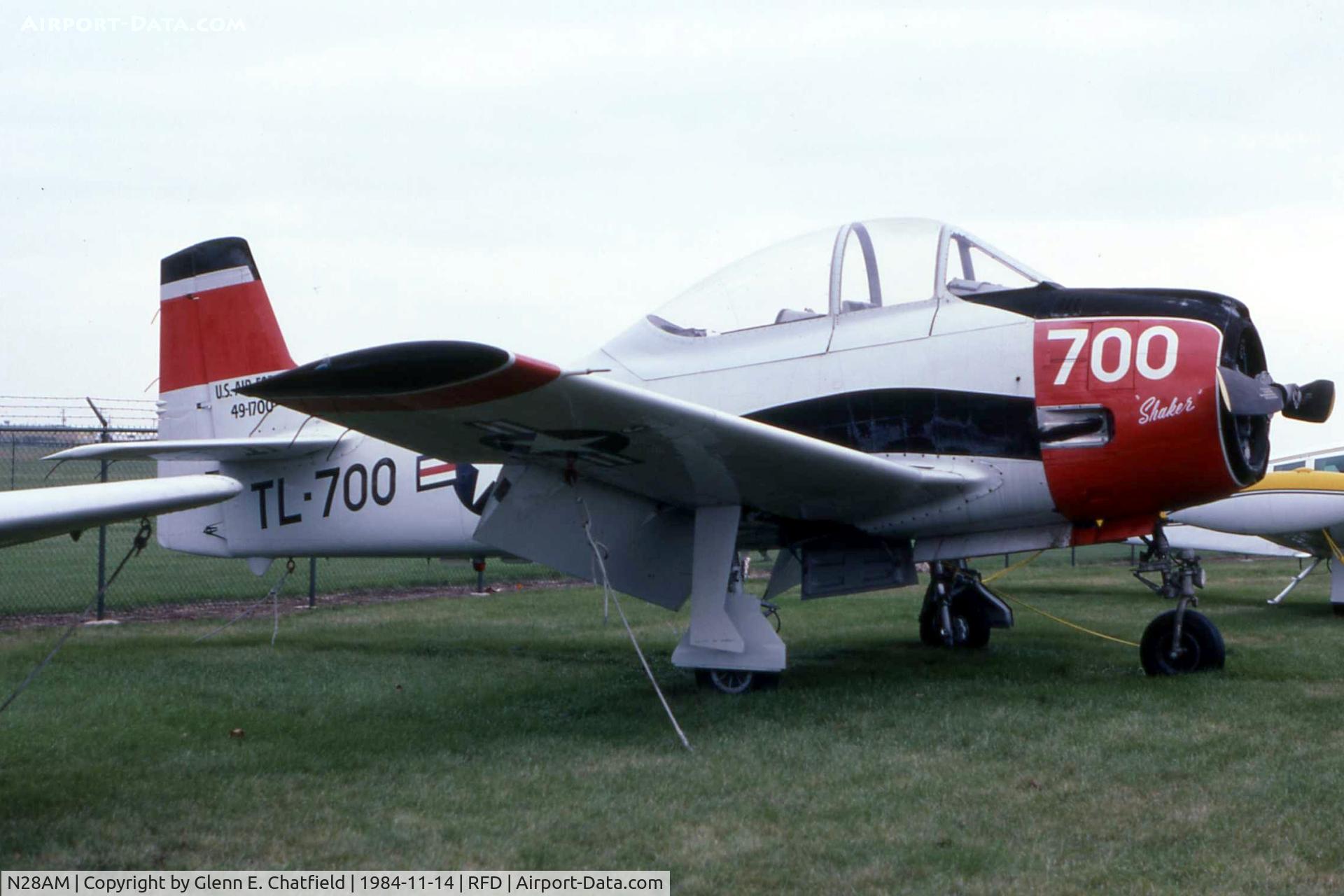 N28AM, North American T-28A Trojan C/N 49-1700, Just another T-28