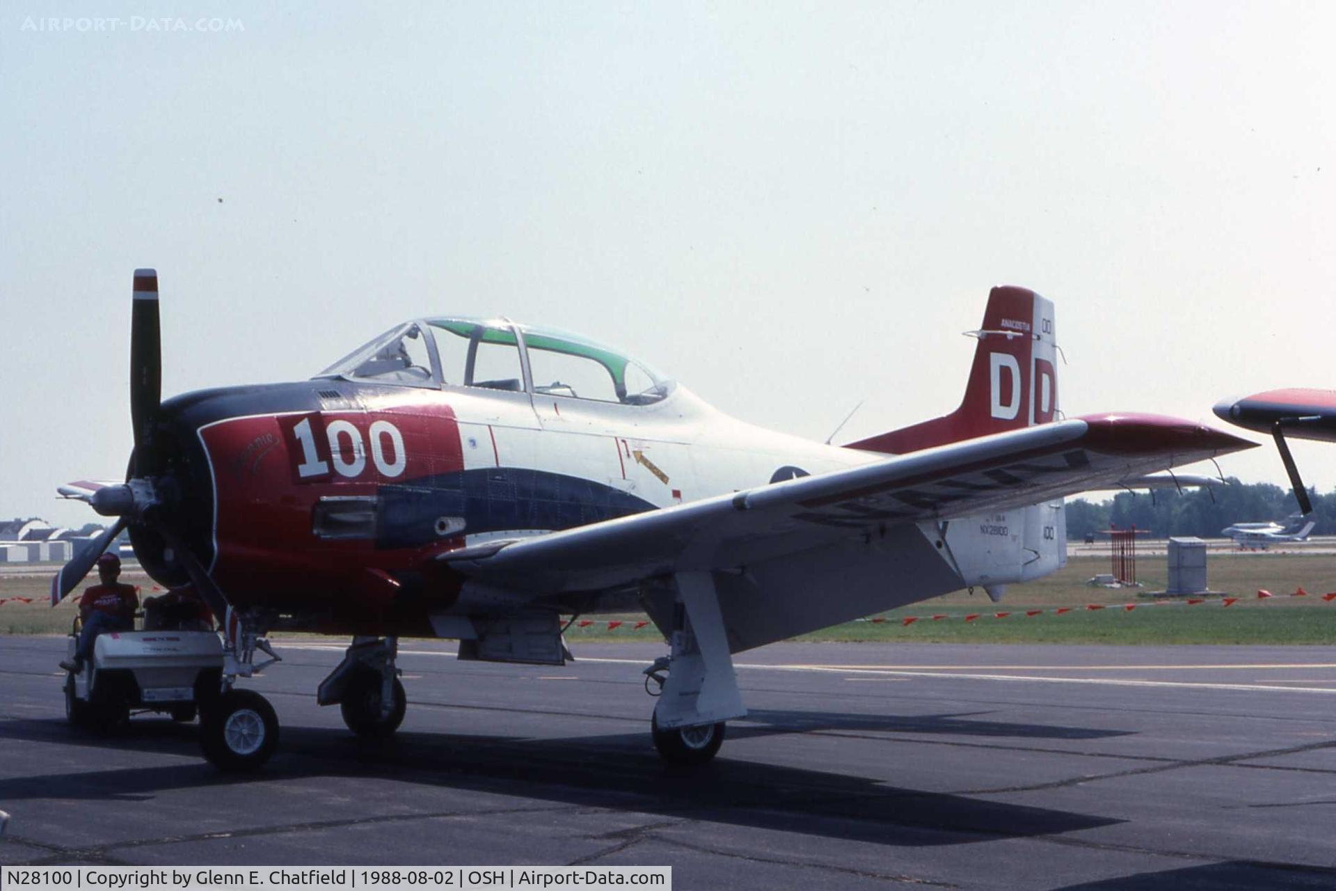 N28100, 1949 North American T-28A Trojan C/N 159-215, At the EAA Fly In
