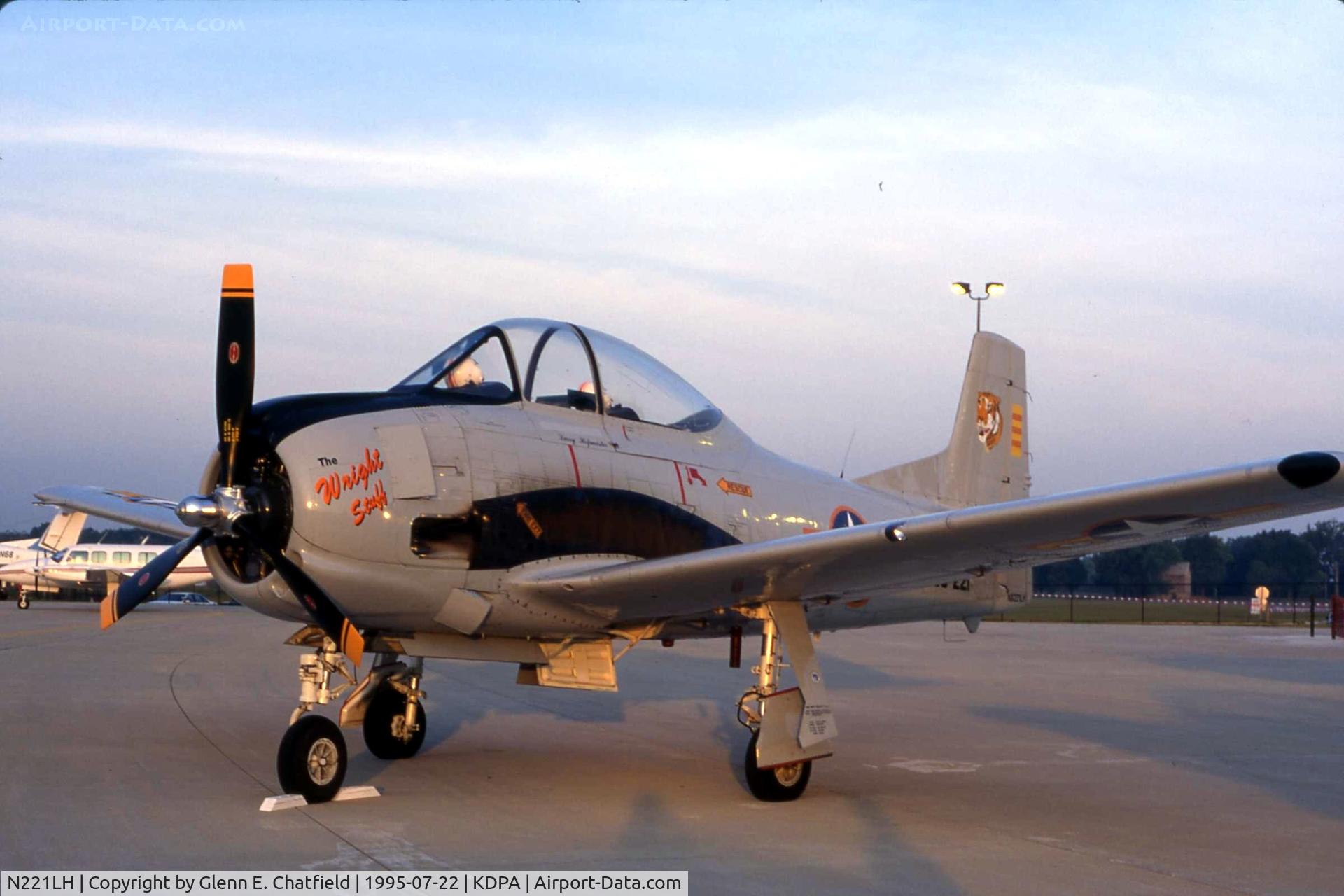 N221LH, 1950 North American T-28A Trojan C/N 171-27, Sunrise shot