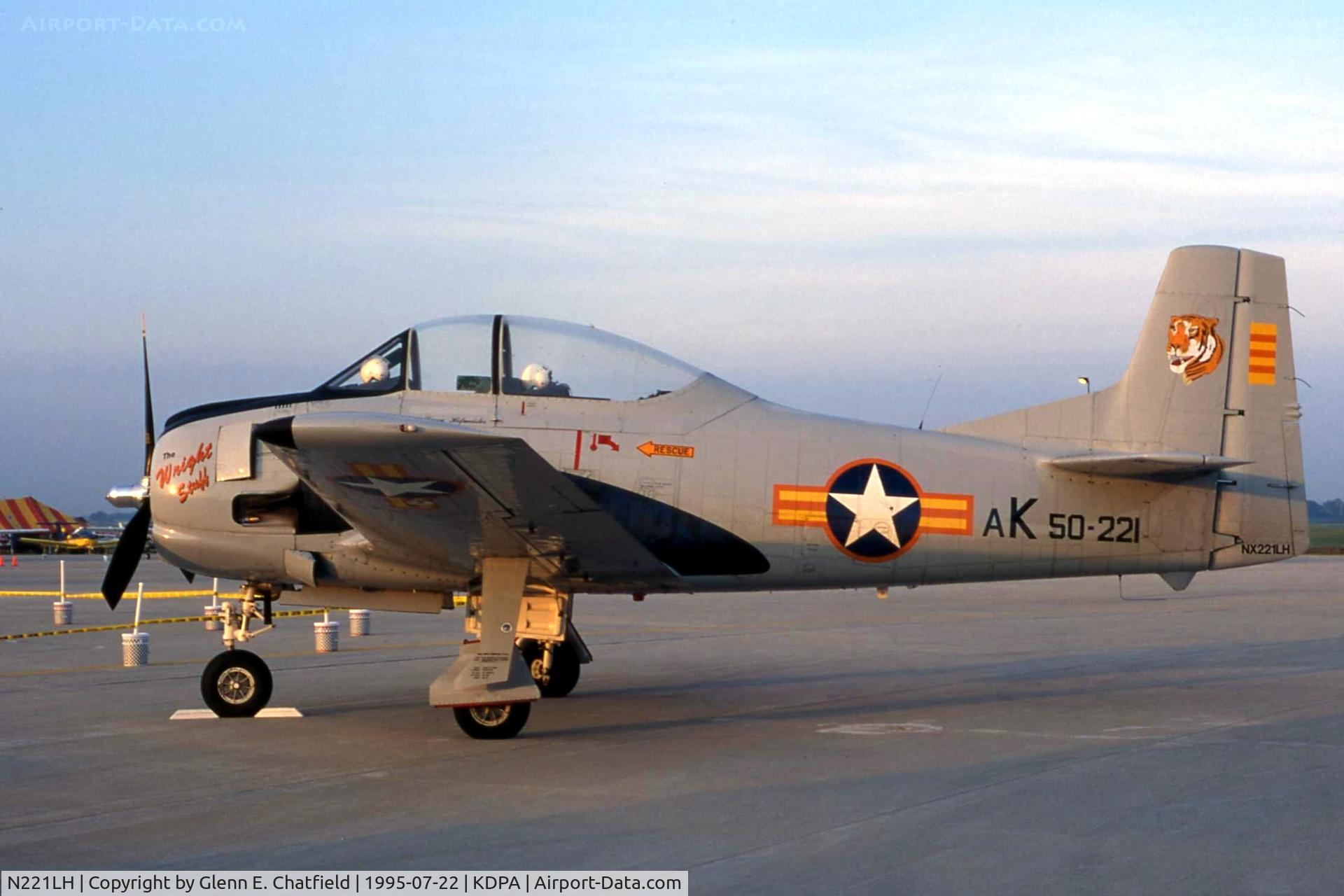 N221LH, 1950 North American T-28A Trojan C/N 171-27, Sunrise shot