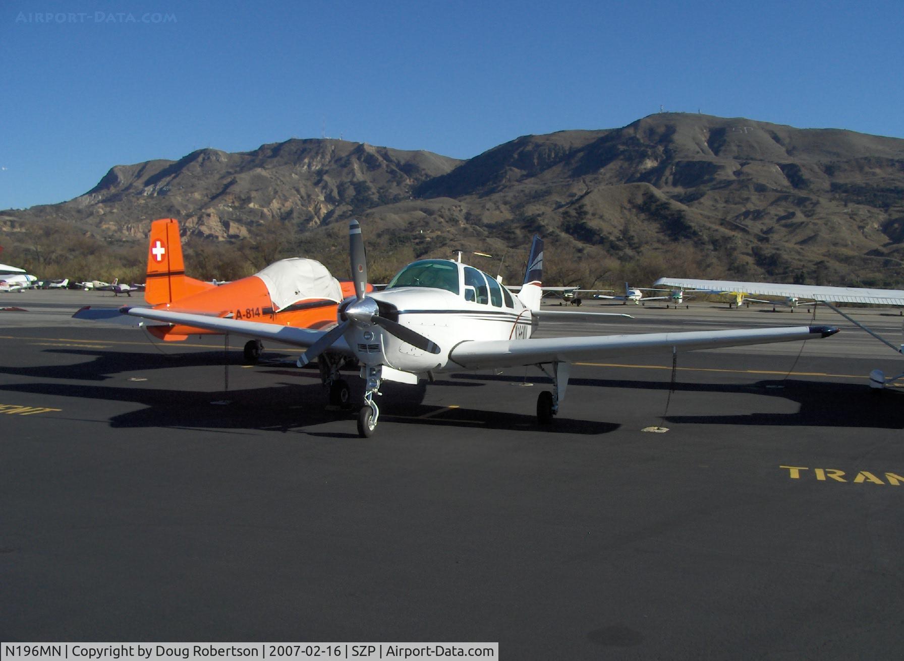 N196MN, 1967 Beech 35-C33A Debonair C/N CE-152, 1967 Beech 35-C33A DEBONAIR, Continental IO-520-B 285 Hp, engine mount canted 2 deg. down & 2.5 deg. right same as S35 BONANZA to reduce rudder force during takeoff and climb