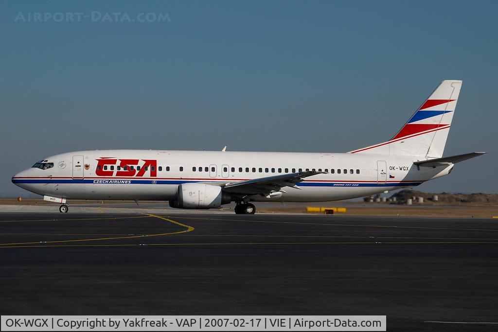 OK-WGX, 1991 Boeing 737-436 C/N 25349, CSA Boeing 737-400