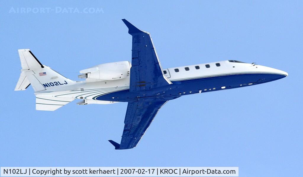 N102LJ, 1997 Learjet 60 C/N 60-102, departing for PIE