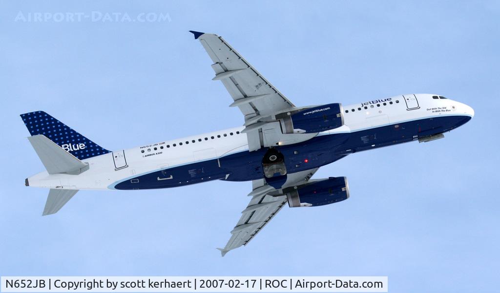 N652JB, 2007 Airbus A320-232 C/N 3029, 1 month old A320!