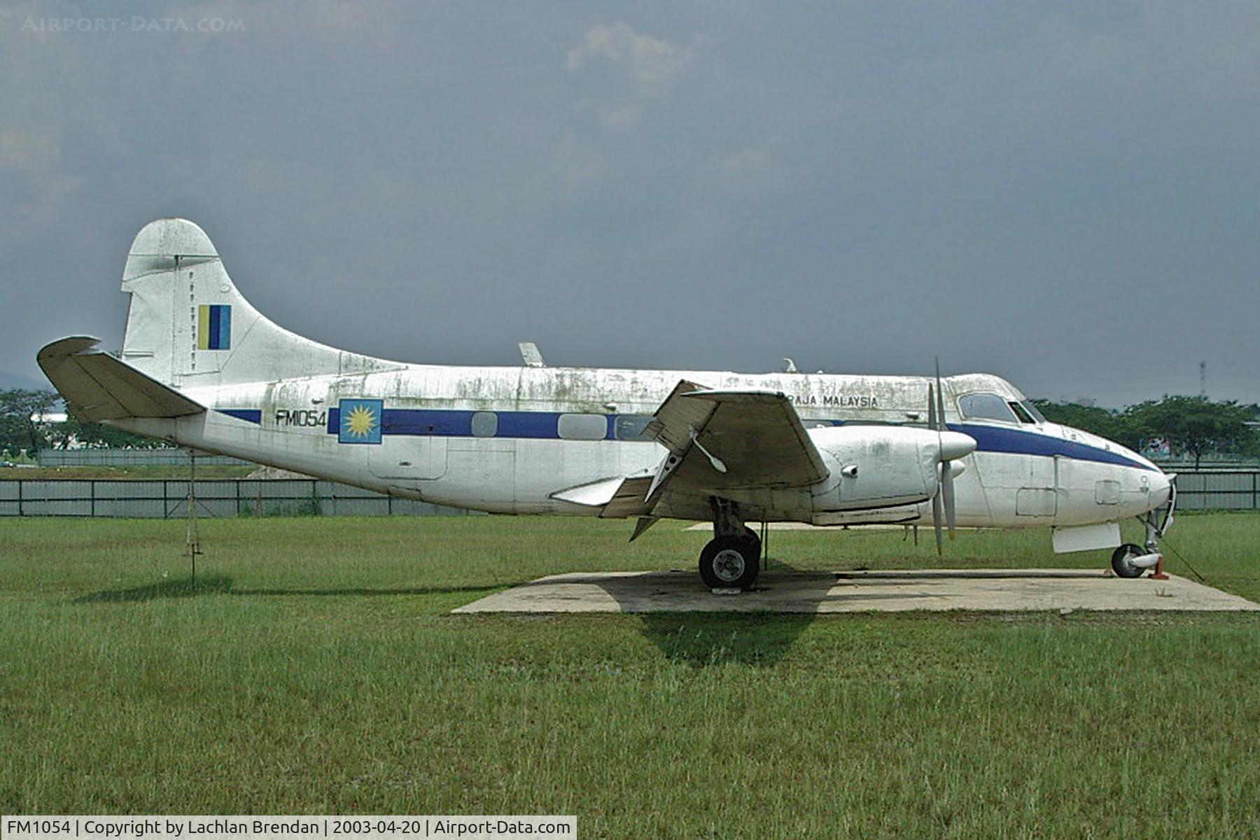 FM1054, 1959 De Havilland DH-114 Heron 2D C/N 14138, De Haviland DH114 Heron at the Royal Malaysian Airforce Museum