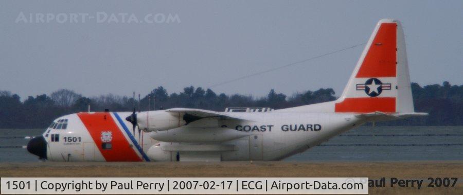 1501, 1973 Lockheed HC-130H Hercules C/N 382-4507, Another HC-130, this one with SLAR booms on each side.