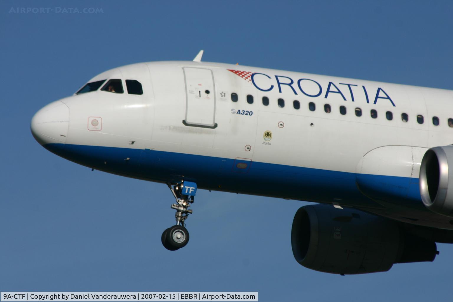 9A-CTF, 1991 Airbus A320-211 C/N 258, arrival of RIJEKA