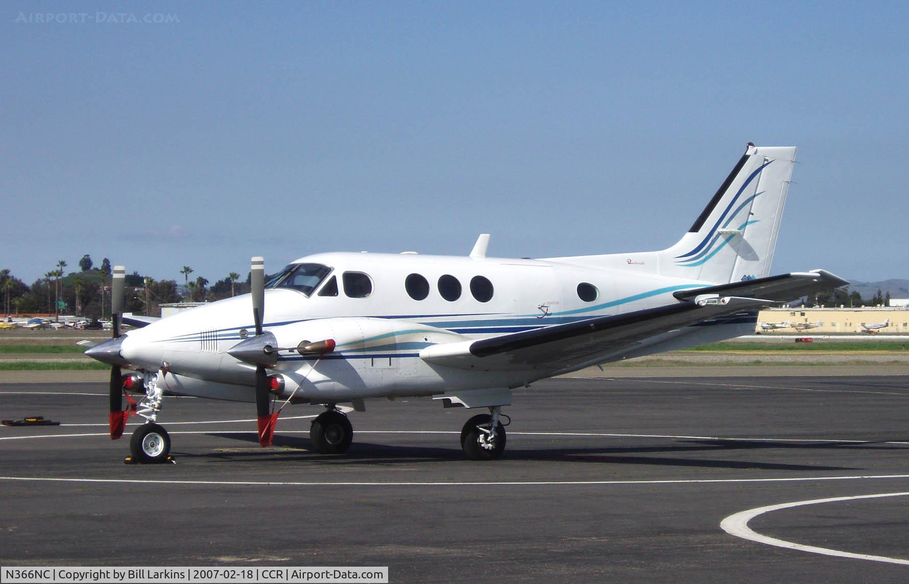 N366NC, 1996 Raytheon Aircraft Company C90A C/N LJ-1444, Front view