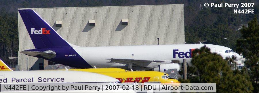 N442FE, 1985 Airbus A310-203 C/N 353, Sitting on the Cargo Ramp