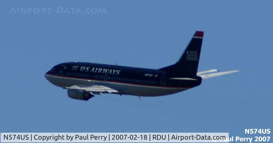 N574US, 1987 Boeing 737-301 C/N 23739, One of the many 737s getting up up and away