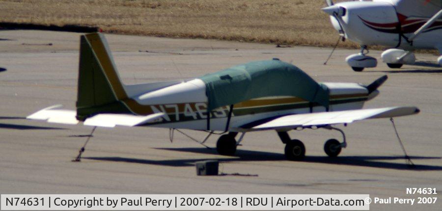 N74631, 1976 Grumman American AA-5B Tiger C/N AA5B-0303, Sweet little Grumman on the tarmac