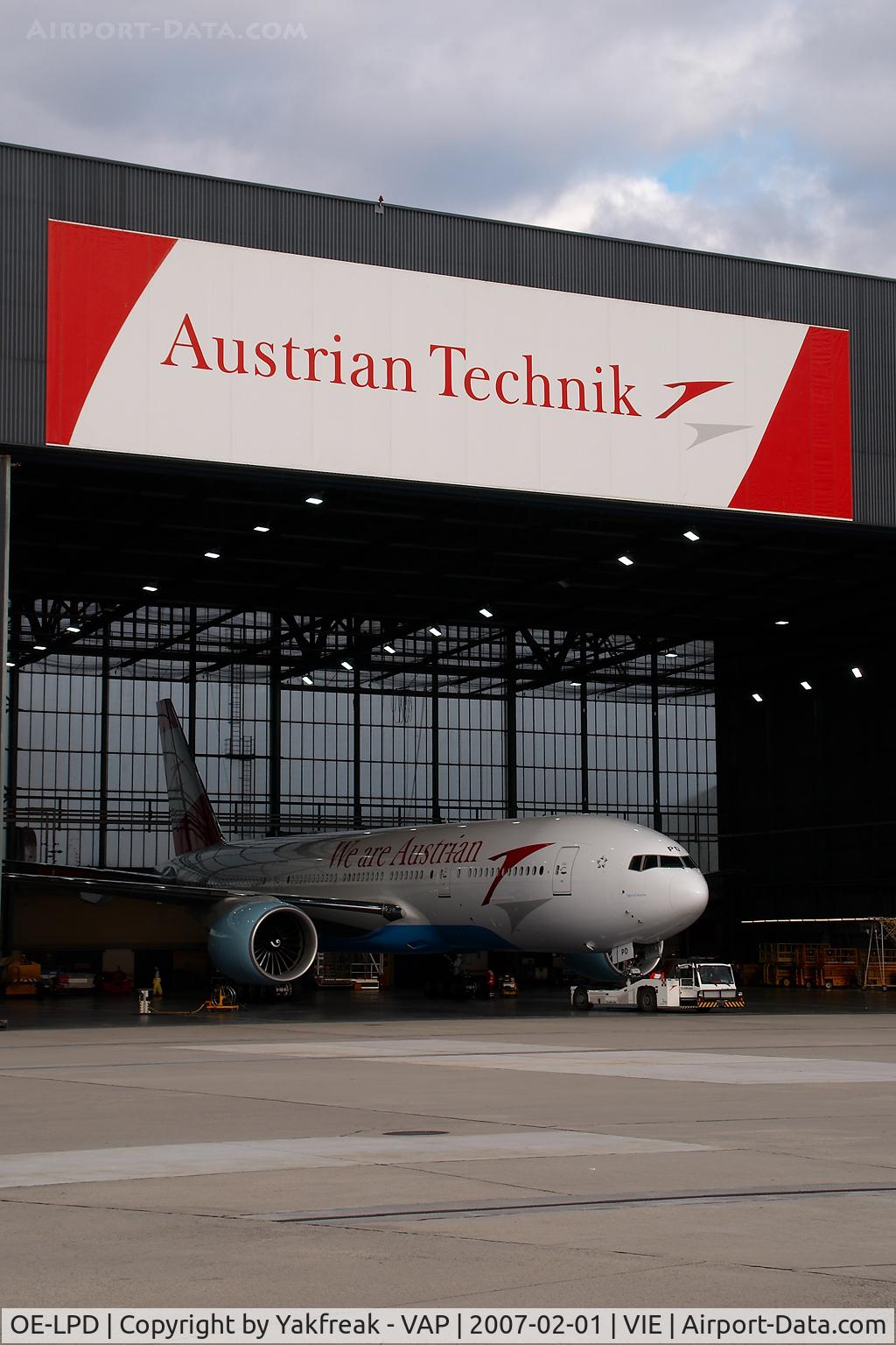 OE-LPD, 2006 Boeing 777-2Z9/ER C/N 35960, Austrian Airlines Boeing 777-200