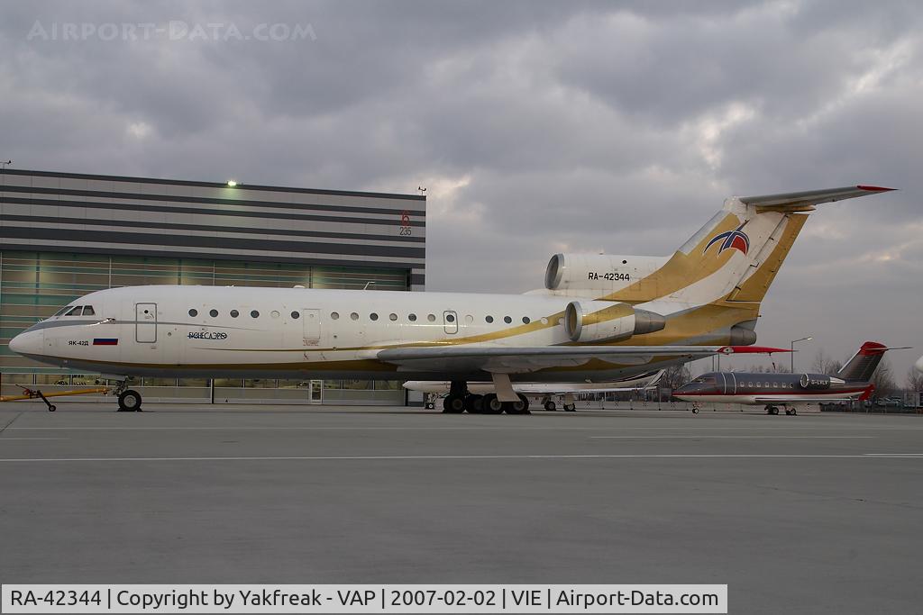RA-42344, 1987 Yakovlev Yak-42D C/N 4520422708295, Yak Service Yakovlev 42