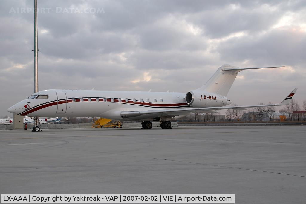 LX-AAA, 2004 Bombardier BD-700-1A10 Global Express C/N 9133, Globalexpress
