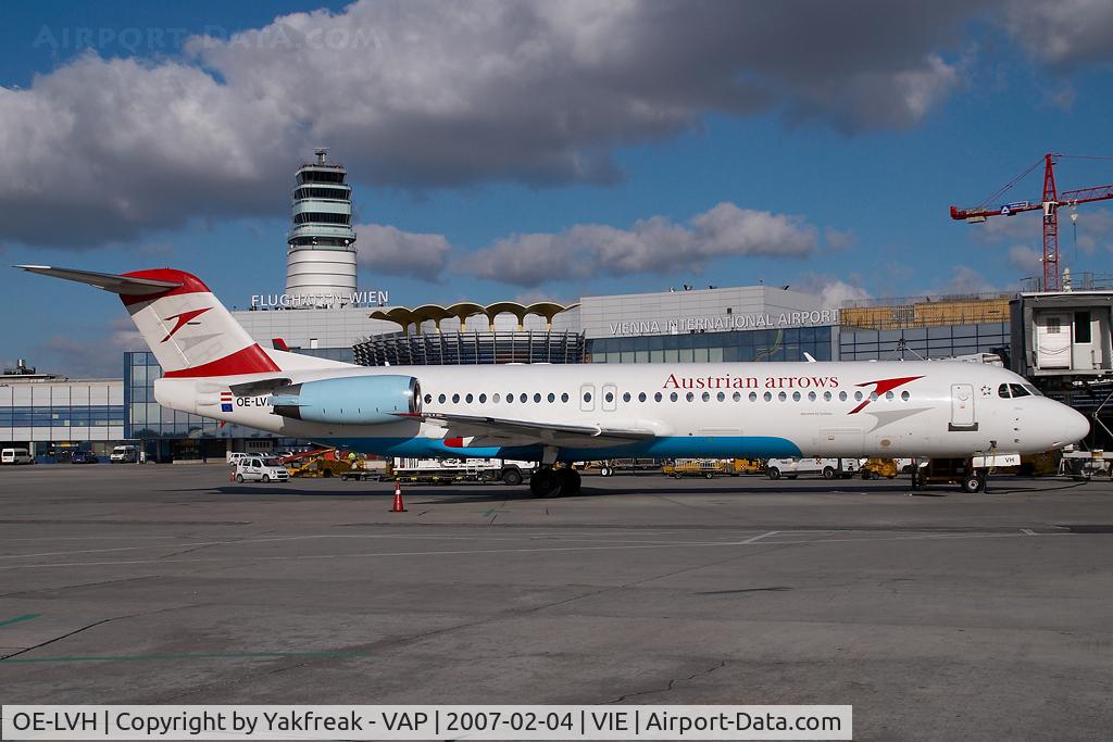 OE-LVH, 1993 Fokker 100 (F-28-0100) C/N 11456, Austrian Arrows Fokker 100
