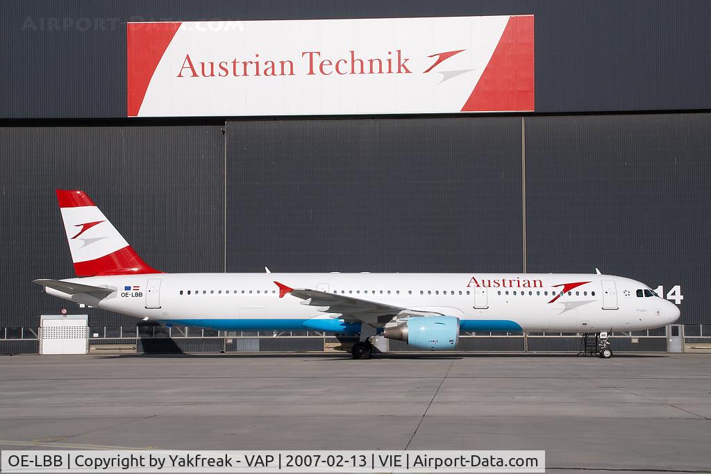 OE-LBB, 1995 Airbus A321-111 C/N 570, Austrian Airlines