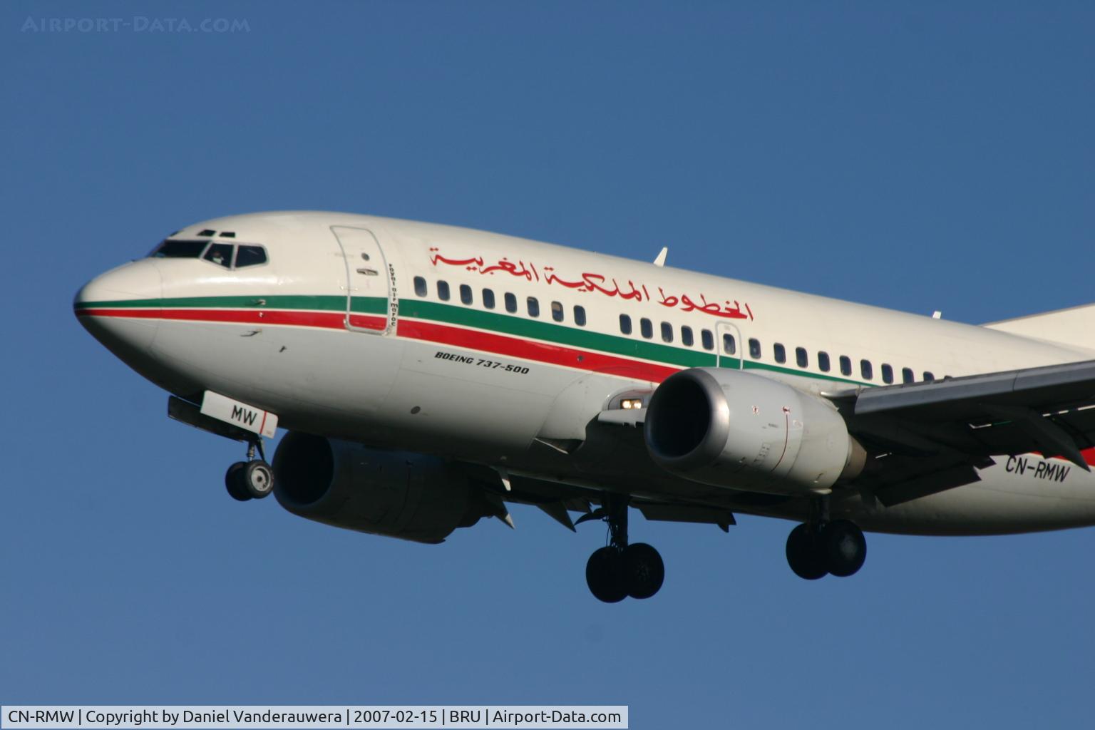 CN-RMW, 1991 Boeing 737-5B7 C/N 25364, arrival of flight AT840 from Nador