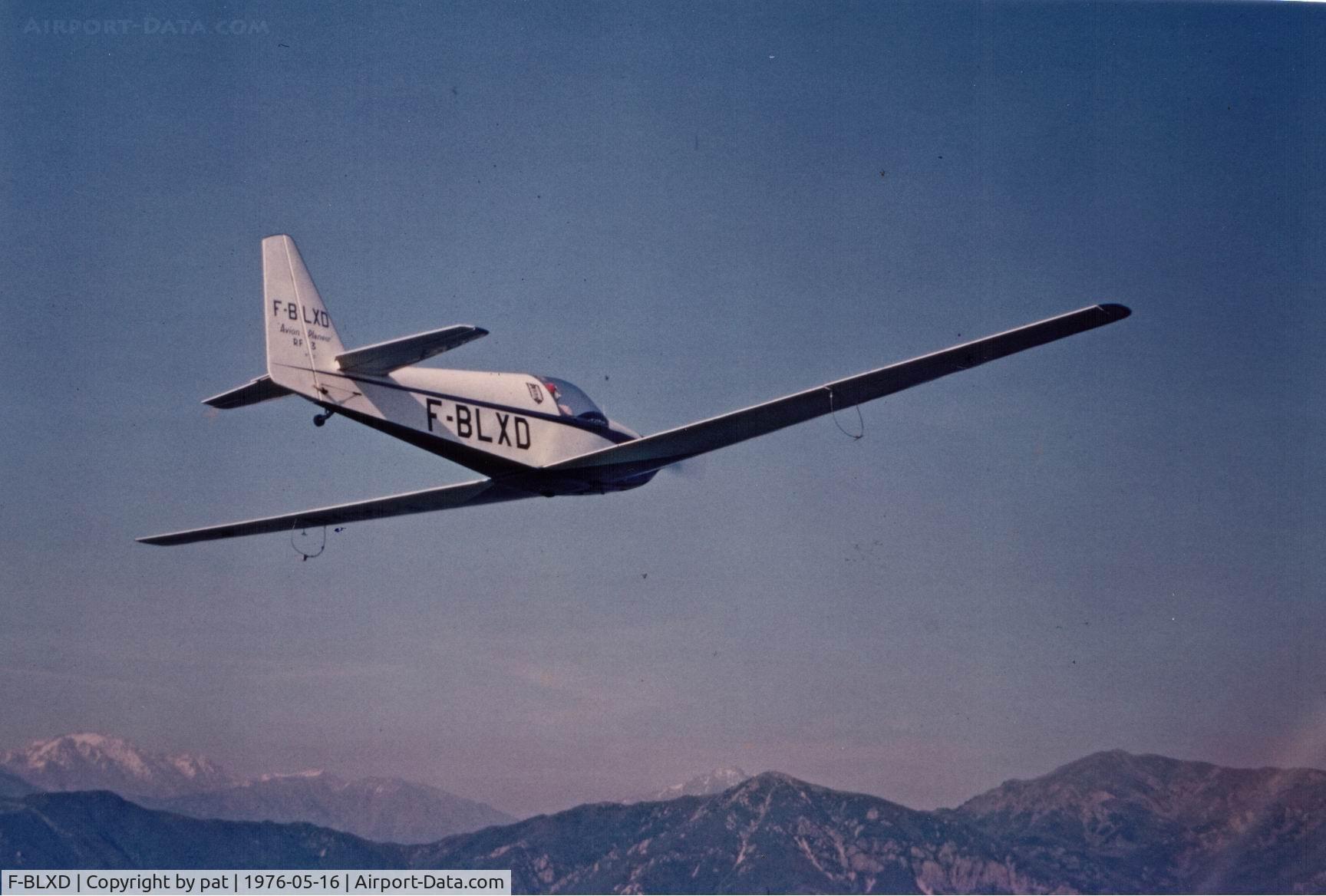 F-BLXD, Alpavia Fournier RF-3 C/N 12, Fournier RF3 over Corsica (pilot Georges CALEN)