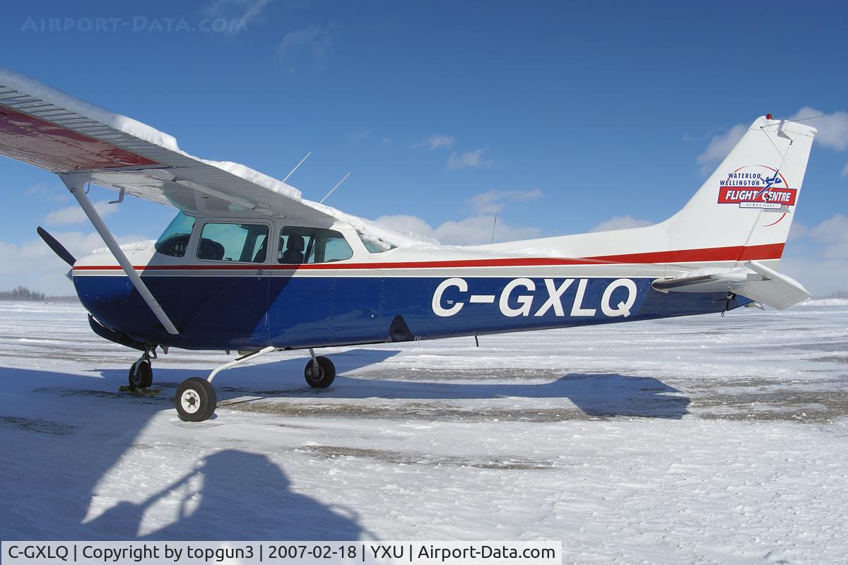 C-GXLQ, 1980 Cessna 172RG Cutlass RG C/N 172RG0080, Parked at ESSO ramp.