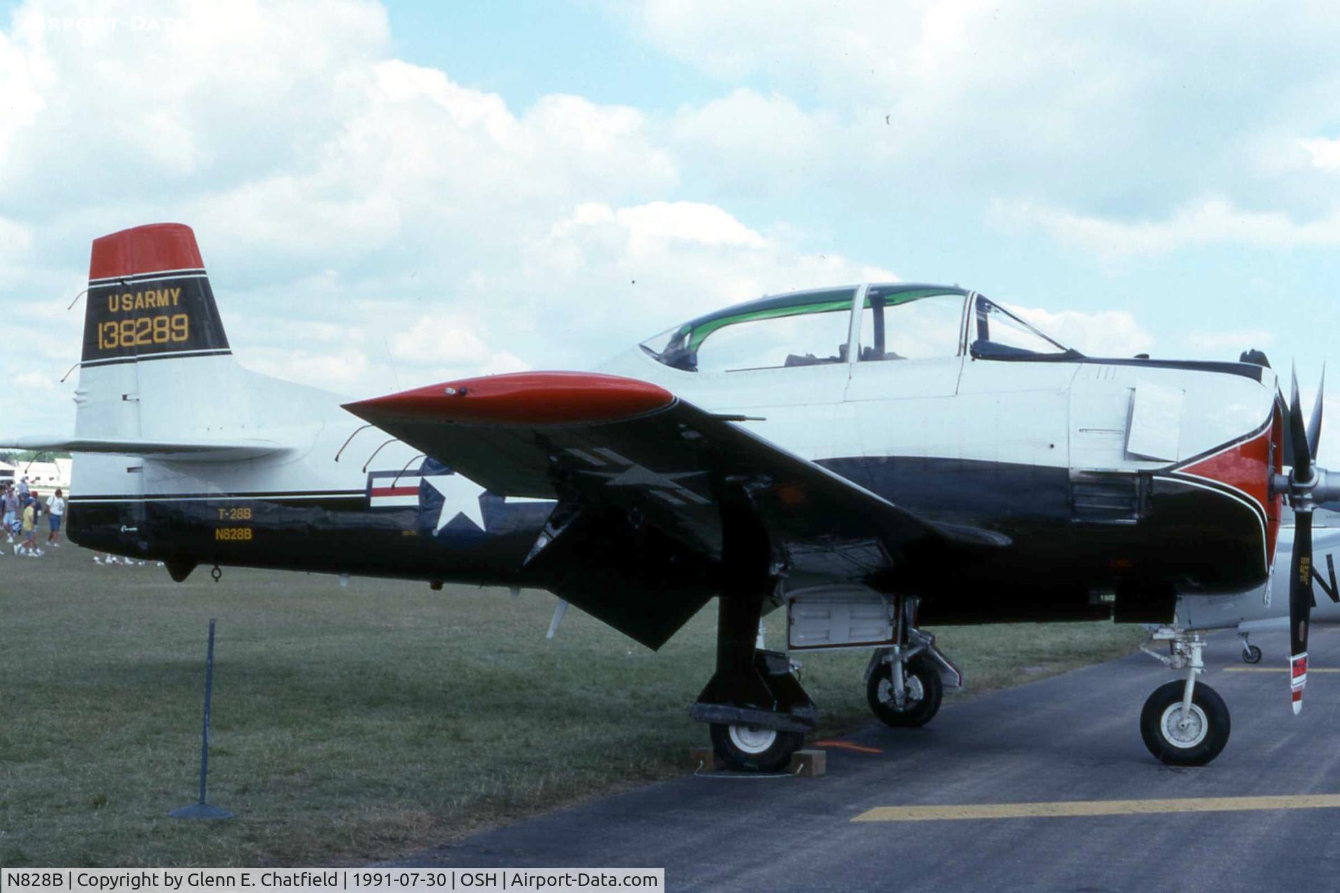 N828B, 1956 North American T-28B Trojan C/N 200-360, At the EAA Fly In