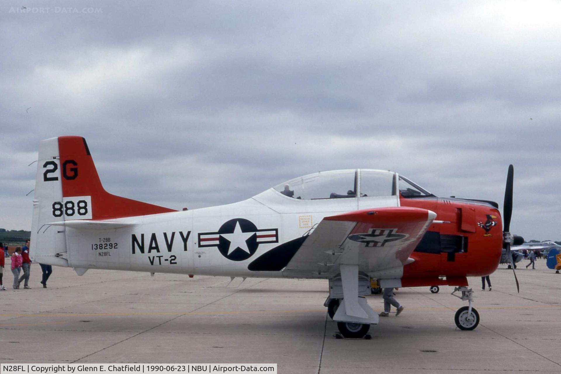 N28FL, 1955 North American T-28B Trojan C/N 200-363, At the open house.