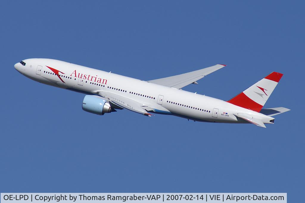 OE-LPD, 2006 Boeing 777-2Z9/ER C/N 35960, Austrian Airlines Boeing 777-200