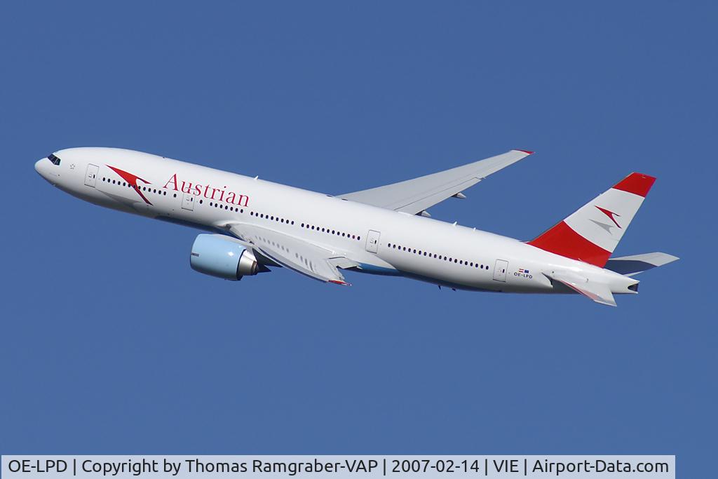 OE-LPD, 2006 Boeing 777-2Z9/ER C/N 35960, Austrian Airlines Boeing 777-200