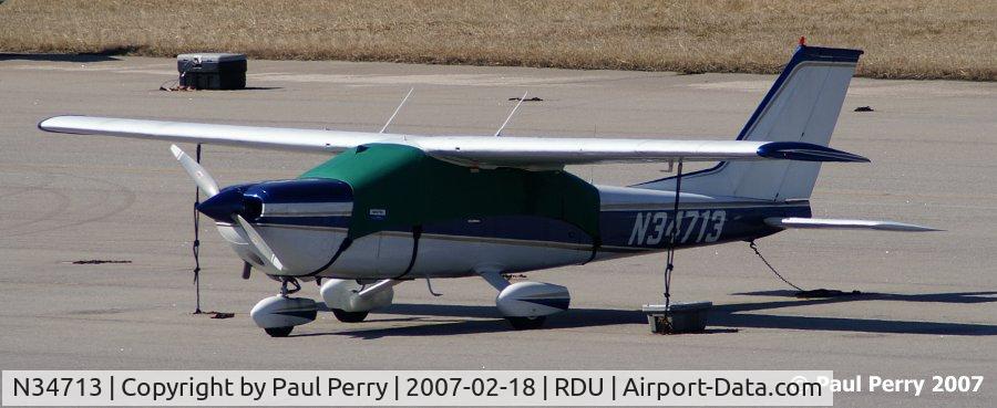 N34713, 1973 Cessna 177B Cardinal C/N 17701951, Belonging to the Right Flyers.  Clever.