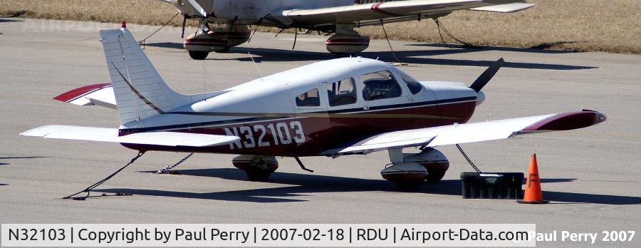 N32103, 1974 Piper PA-28-180 C/N 28-7505026, Yet another of the resident Pipers