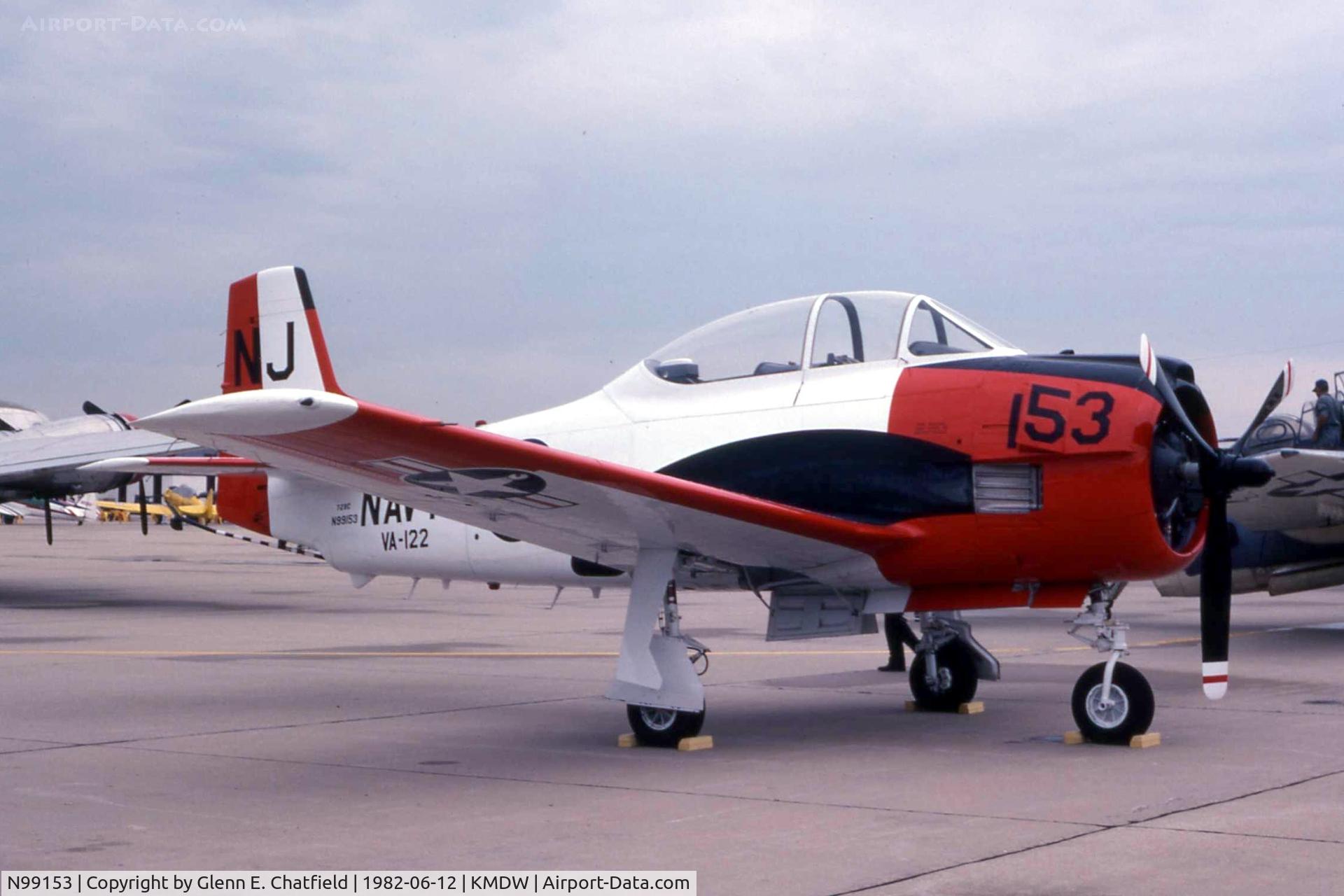 N99153, 1952 North American T-28C Trojan Trojan C/N 226-93, Open house