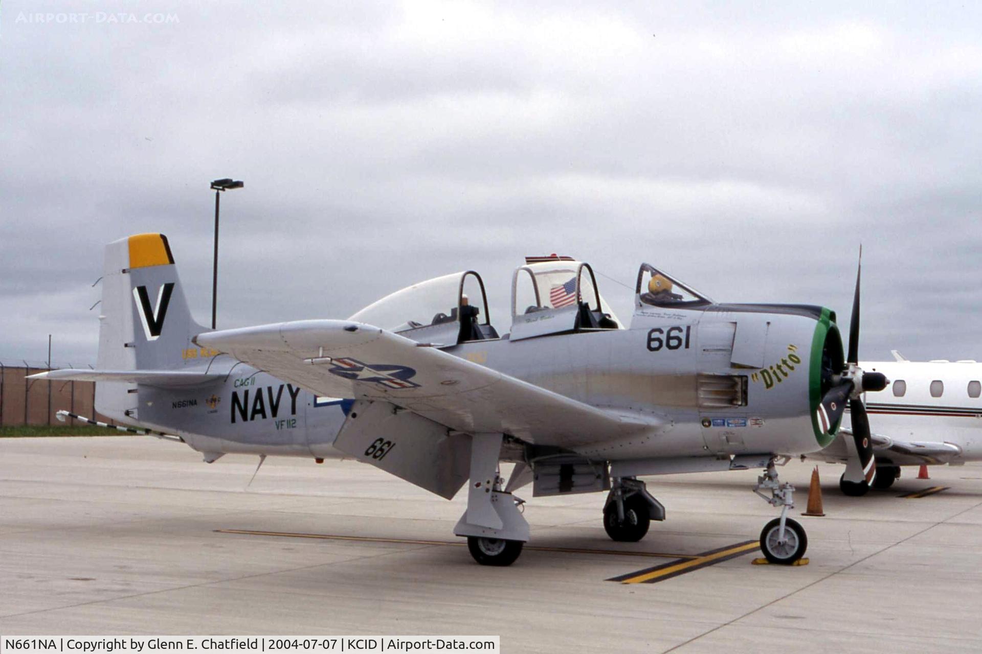 N661NA, 1957 North American T-28C Trojan Trojan C/N 226-238 (140661), Just passing through