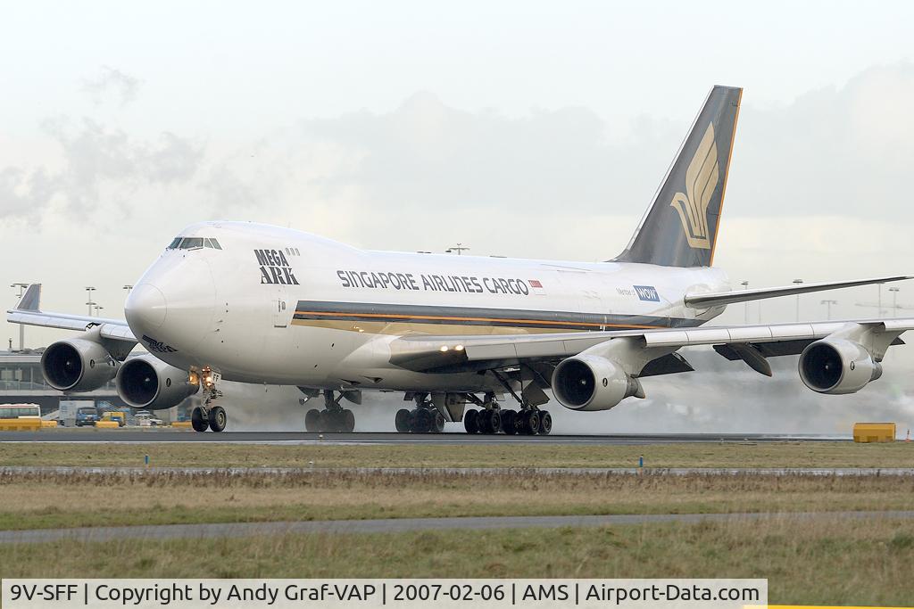 9V-SFF, 1997 Boeing 747-412F/SCD C/N 28026, Singapore Airlines Cargo 747-400F