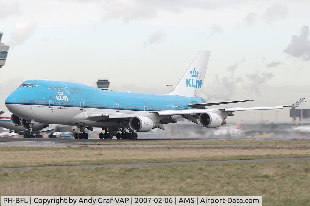 PH-BFL, 1991 Boeing 747-406 C/N 25356, KLM 747-400