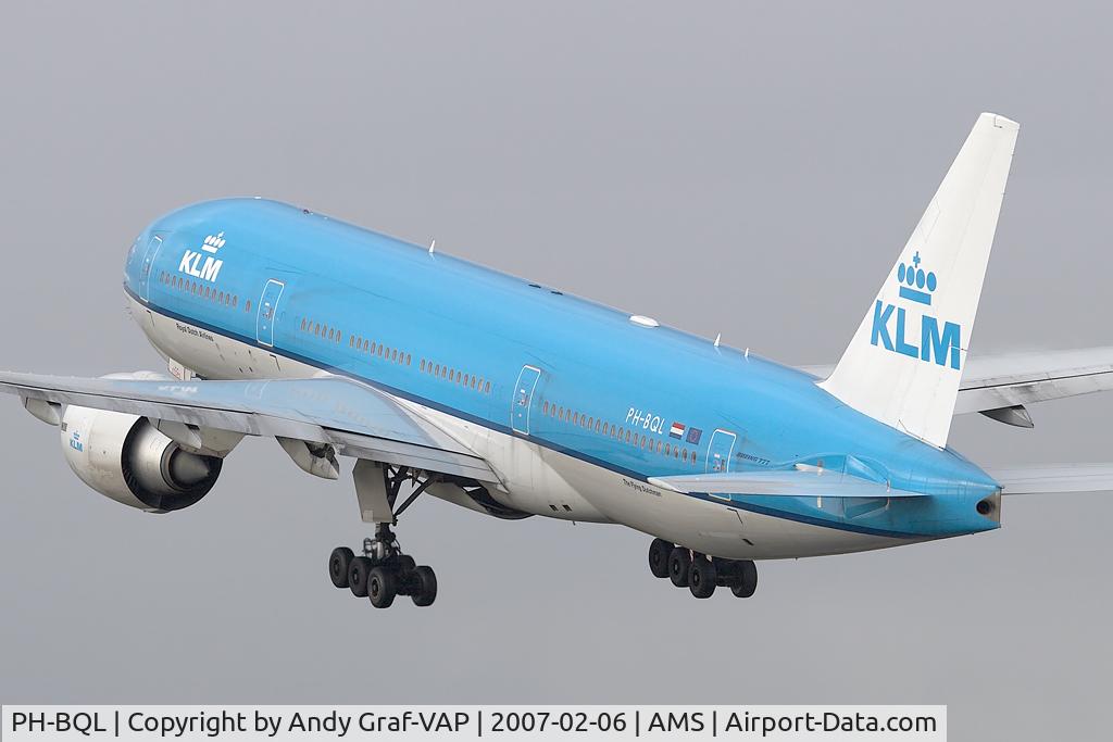 PH-BQL, 2006 Boeing 777-206/ER C/N 34711, KLM 777-200