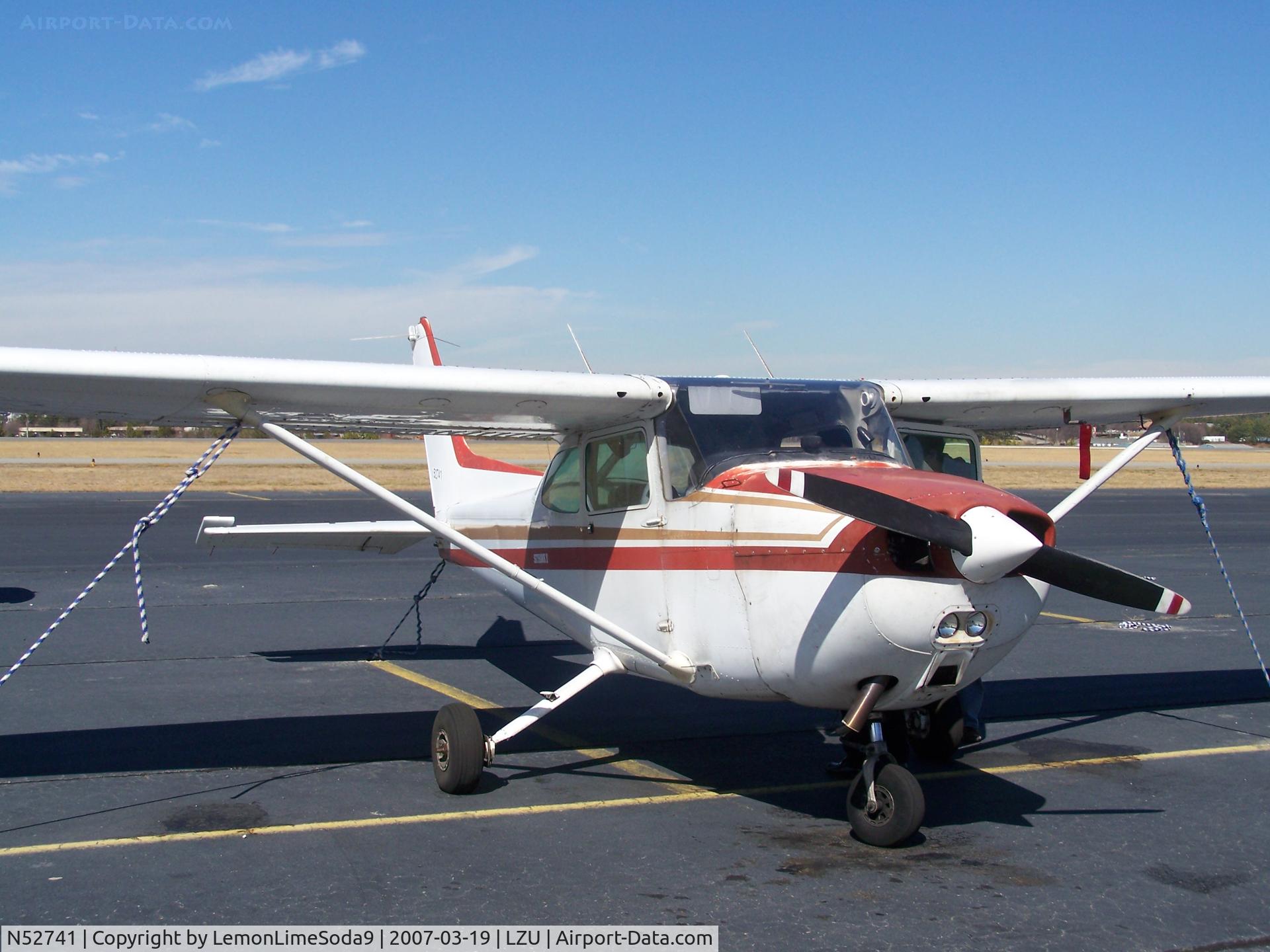N52741, 1981 Cessna 172P C/N 17274596, This was taken at LZU