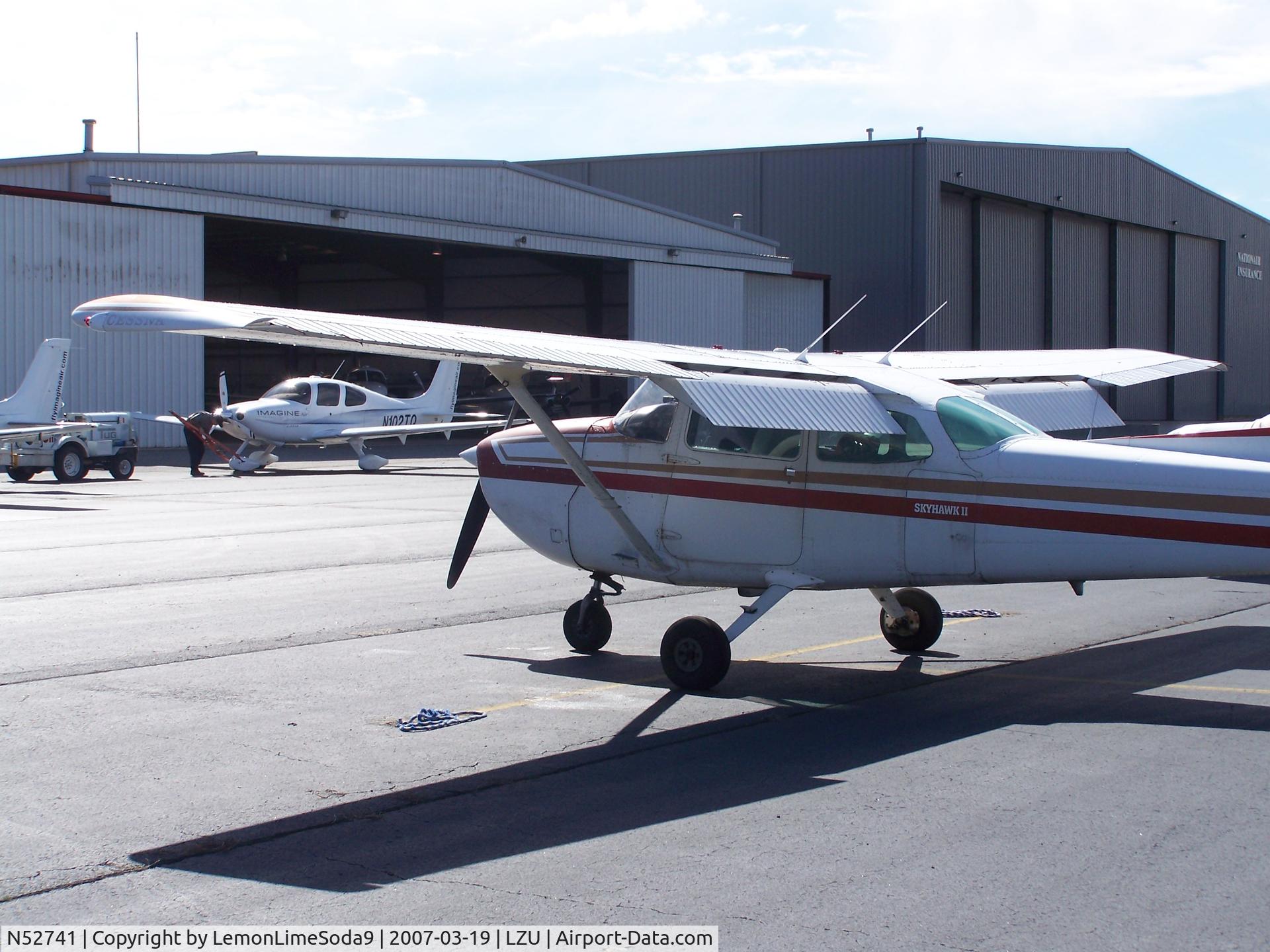 N52741, 1981 Cessna 172P C/N 17274596, This was taken at LZU